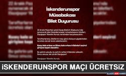 İskenderunspor Maçı Ücretsiz