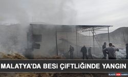 Malatya'da Besi Çiftliğinde Yangın