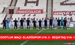 Dostluk Maçı: Elazığspor U16: 2 - Beşiktaş U16: 1