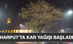 Harput’ta Kar Yağışı Başladı