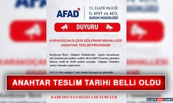 Anahtar Teslim Tarihi Belli Oldu