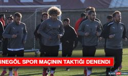 İnegöl Spor Maçının Taktiği Denendi