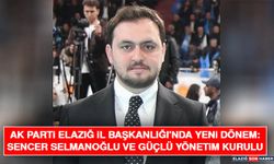 AK Parti Elazığ İl Başkanlığı’nda Yeni Dönem: Sencer Selmanoğlu ve Güçlü Yönetim Kurulu Göreve Başladı