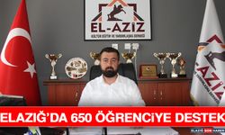 Elazığ’da 650 Öğrenciye Destek