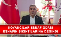 Kovancılar Esnaf Odası Esnafın Sıkıntılarına Değindi