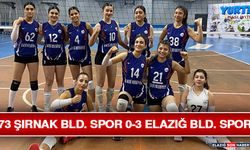 73 Şırnak BLD. Spor 0-3 Elazığ BLD. Spor