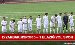 Diyarbakırspor 0 – 1 Elazığ Yol Spor