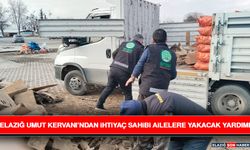 Elazığ Umut Kervanı’ndan İhtiyaç Sahibi Ailelere Yakacak Yardımı