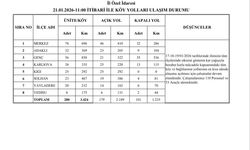 Bingöl'de 179 köy yolu ulaşıma açıldı