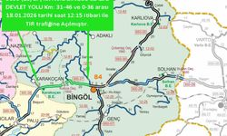 Bingöl'ün çevre illere tır trafiği açıldı