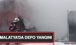 Malatya'da Depo Yangını