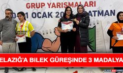 Elazığ’a Bilek Güreşinde 3 Madalya