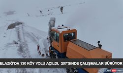 Elazığ’da 130 Köy Yolu Açıldı,  207’sinde Çalışmalar Sürüyor