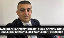 Kamu Sağlık-Sen’den Müjde: Eksik Ödenen Toplu Sözleşme İkramiyeleri Faiziyle Geri Ödenecek