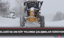 Elazığ’da 259 Köy Yolunda Çalışmalar Sürüyor