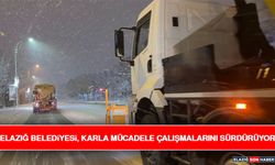 Elazığ Belediyesi, Karla Mücadele Çalışmalarını Sürdürüyor