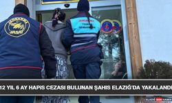 12 Yıl 6 Ay Hapis Cezası Bulunan Şahıs Elazığ’da Yakalandı
