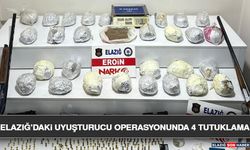 Elazığ’daki Uyuşturucu Operasyonunda 4 Tutuklama