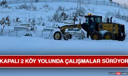 Kapalı 2 Köy Yolunda Çalışmalar Sürüyor