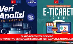 Elazığ Belediyesi DİGEM’de E-Ticaret ve Veri Analizi Eğitimleri İçin Başvurular Başladı