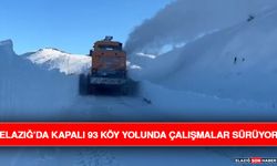 Elazığ’da Kapalı 93 Köy Yolunda Çalışmalar Sürüyor