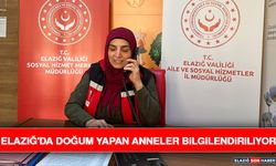 Elazığ'da Doğum Yapan Anneler Bilgilendiriliyor
