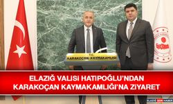 Elazığ Valisi Hatipoğlu’ndan Karakoçan Kaymakamlığı’na Ziyaret