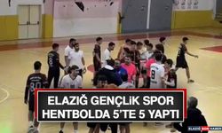 Elazığ Gençlik Spor Hentbolda 5’te 5 Yaptı