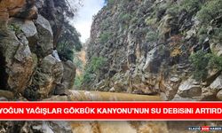 Yoğun Yağışlar Gökbük Kanyonu'nun Su Debisini Artırdı