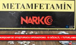 Kırşehir’de Uyuşturucu Operasyonu: 10 Gözaltı, 1 Tutuklama