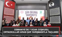 Osmaniye’de 7 Ocak Coşkusu, Ortaokullar Arası Şiir Yarışmasıyla Taçlandı