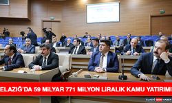 Elazığ’da 59 Milyar 771 Milyon Liralık Kamu Yatırımı