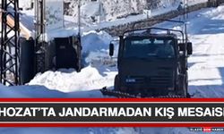 Hozat’ta Jandarmadan Kış Mesaisi