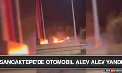 Sancaktepe'de Otomobil Alev Alev Yandı