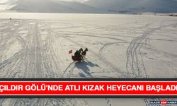 Çıldır Gölü'nde Atlı Kızak Heyecanı Başladı