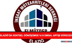 Elazığ’da Kentsel Dönüşümde %10 Emsal Artışı Sürecek