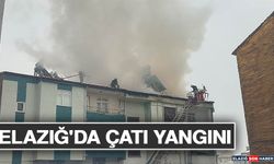 Elazığ'da Çatı Yangını