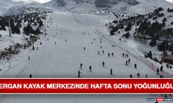 Ergan Kayak Merkezinde Hafta Sonu Yoğunluğu