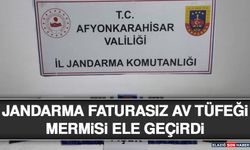 Jandarma Faturasız Av Tüfeği Mermisi Ele Geçirdi