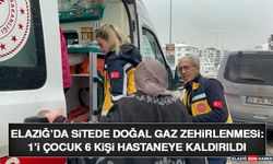 Elazığ’da Sitede Doğal Gaz Zehirlenmesi: 1’i Çocuk 6 Kişi Hastaneye Kaldırıldı