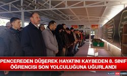 Pencereden Düşerek Hayatını Kaybeden 8. Sınıf Öğrencisi Son Yolculuğuna Uğurlandı