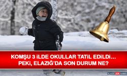 Komşu 3 İlde Okullar Tatil Edildi… Peki, Elazığ’da Son Durum Ne?