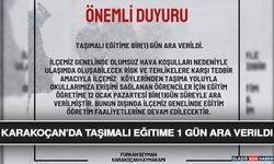 Karakoçan’da Taşımalı Eğitime 1 Gün Ara Verildi