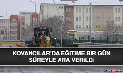 Kovancılar’da Eğitime Bir Gün Süreyle Ara Verildi