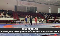 Okul Sporları B Gençler Güreş Grup Müsabakaları Tamamlandı