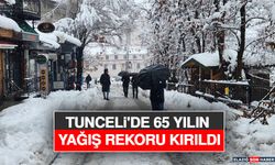 Tunceli'de 65 Yılın Yağış Rekoru Kırıldı