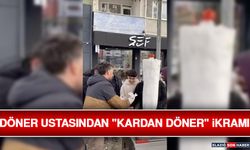İnegöl'de Döner Ustasından "Kardan Döner" İkramı