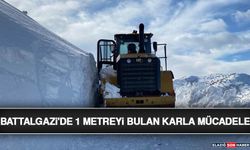 Battalgazi'de 1 Metreyi Bulan Karla Mücadele
