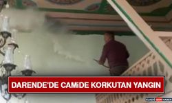Darende'de Camide Korkutan Yangın