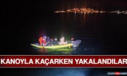 Kanoyla Kaçarken Yakalandılar